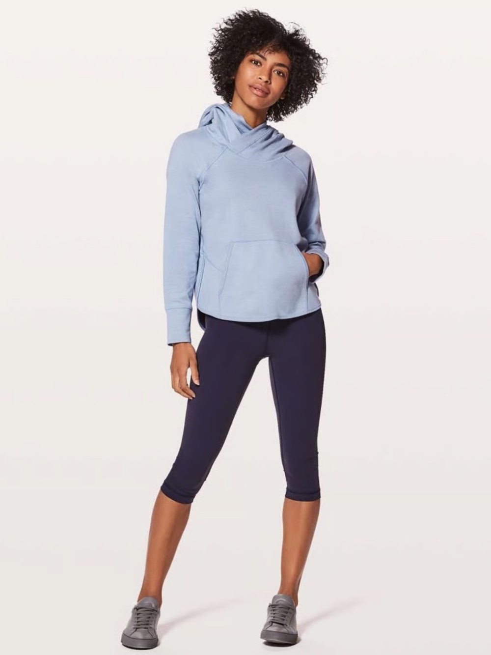 Lululemon Time Out Hoodie | Heathered Deep Indigo/Hydrangea Blue | Size 6